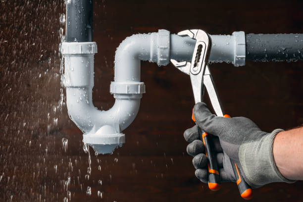 Professional Leak Detection technician working in Leland, IL